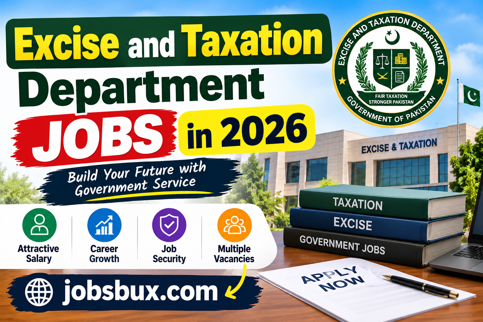 Excise and Taxation Department Jobs in 2026