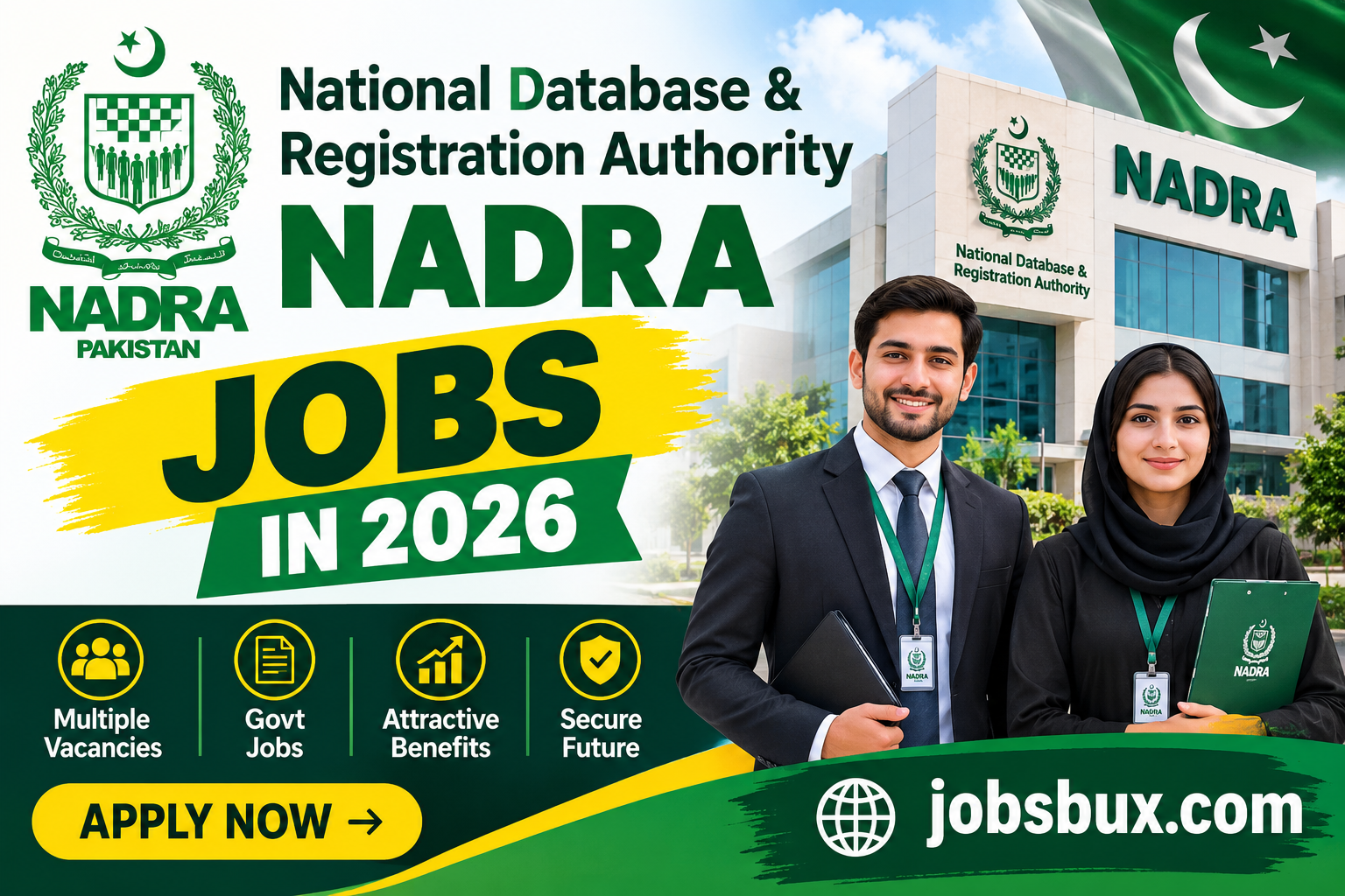 National Database and Registration Authority NADRA Jobs in 2026