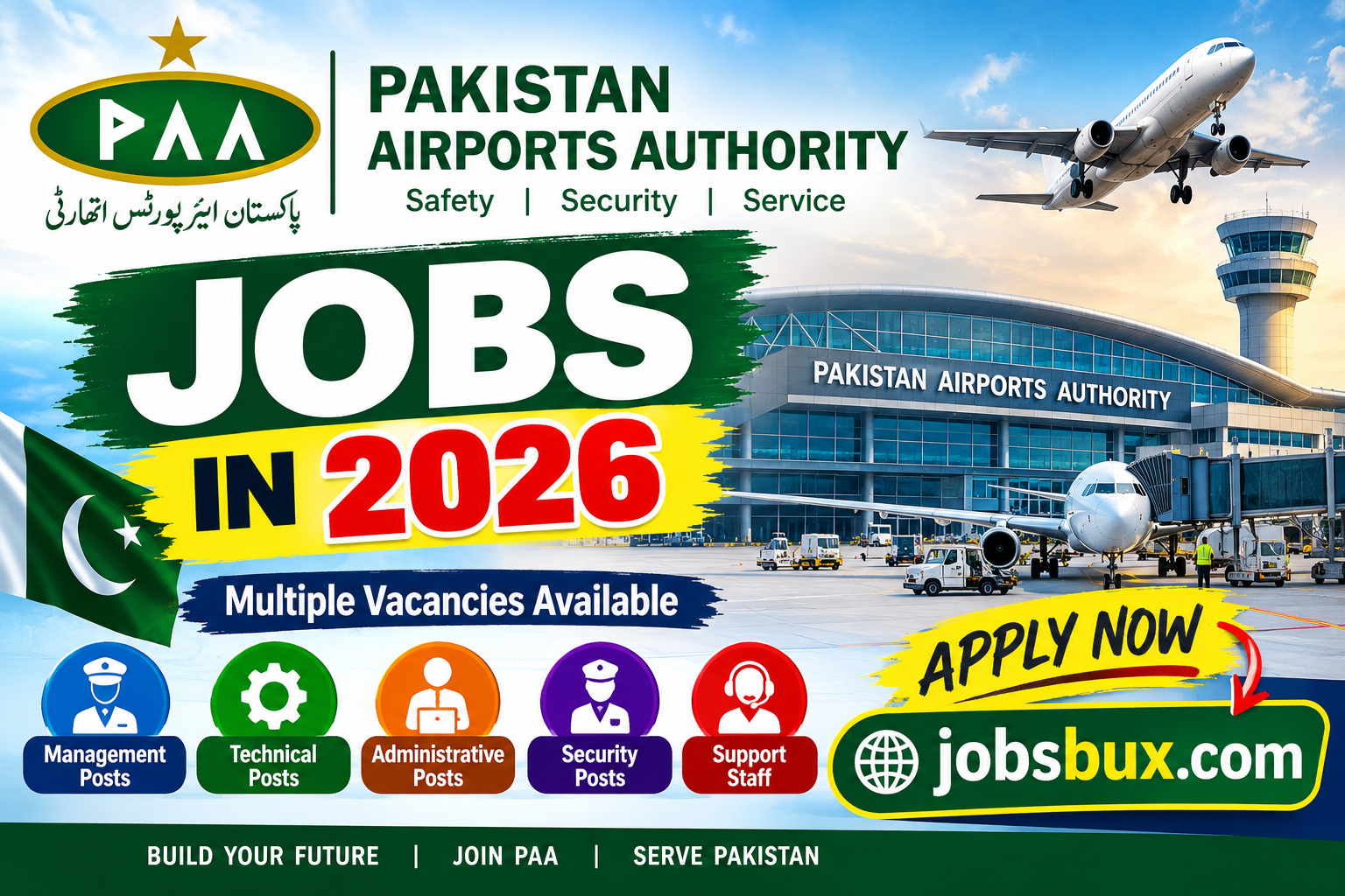 Pakistan Airports Authority PAA Jobs in 2026
