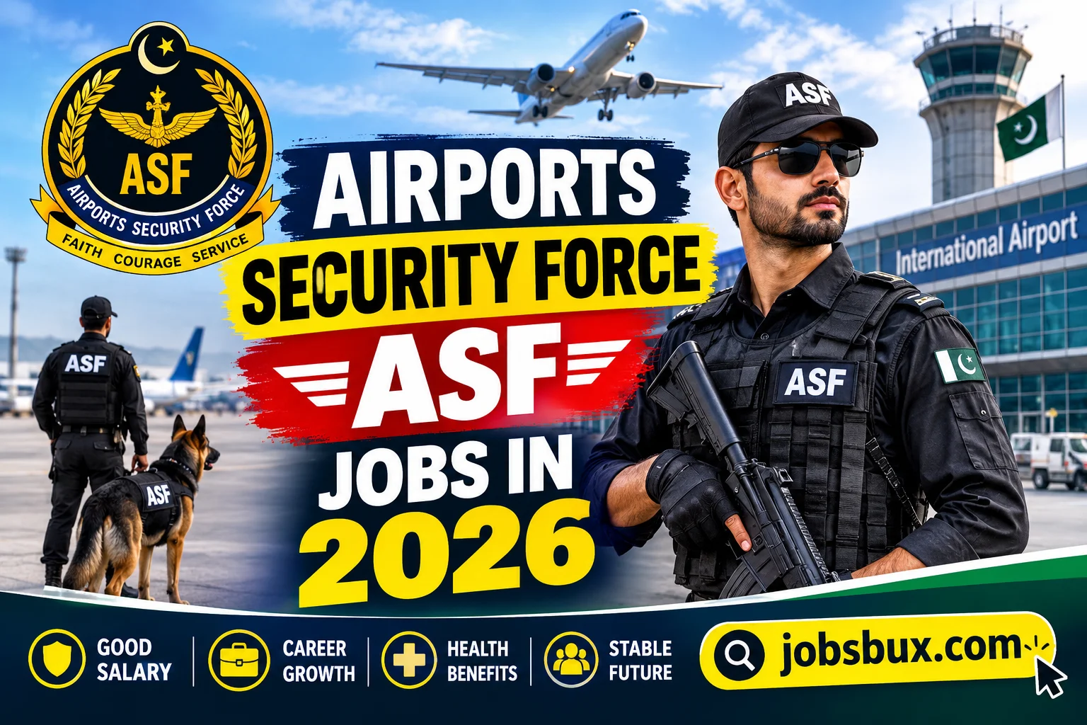 Airports Security Force ASF Jobs in 2026