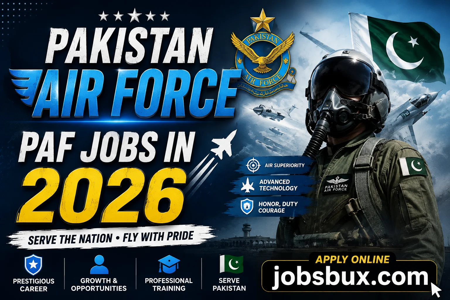 Pakistan Air Force PAF Jobs in 2026