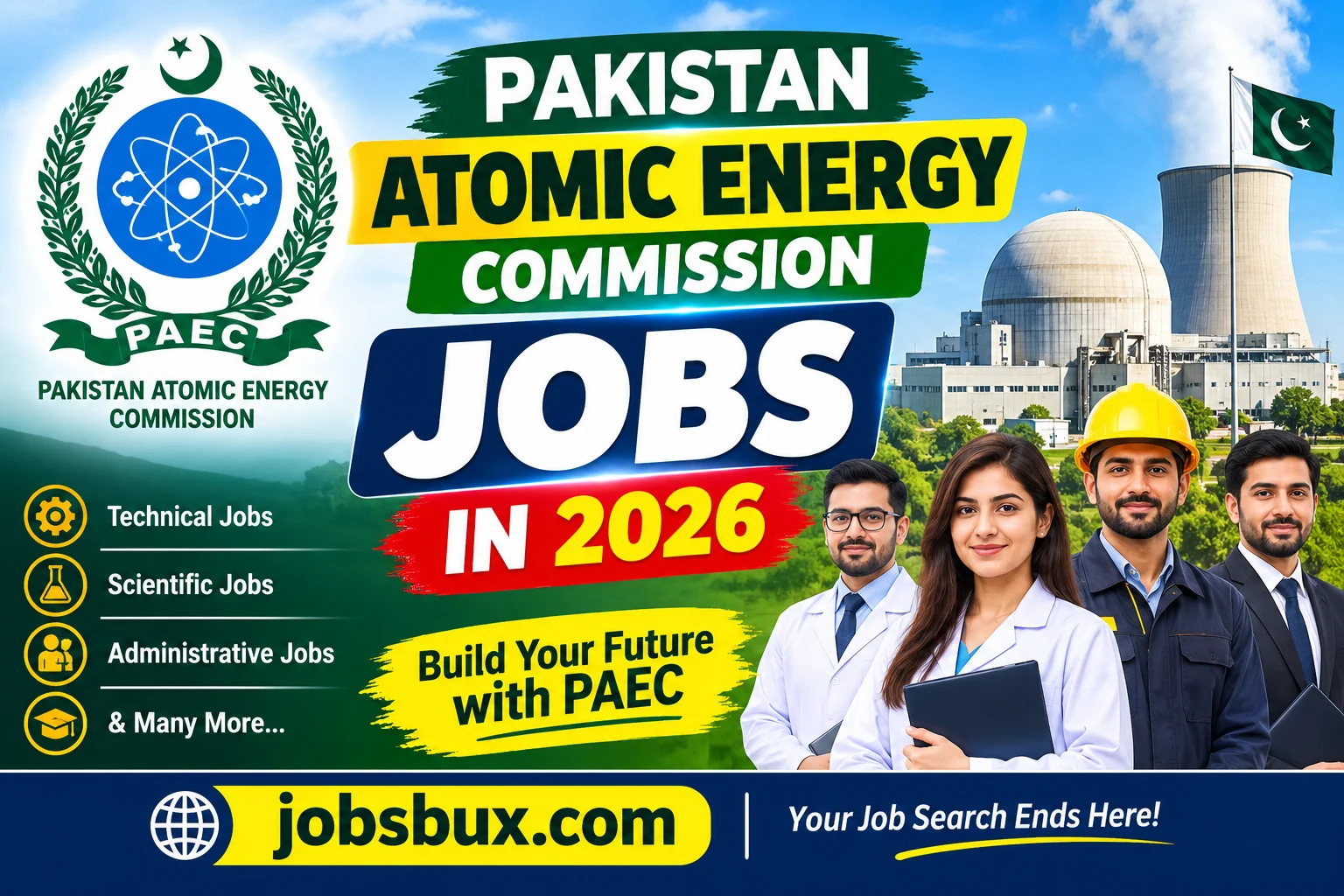 Pakistan Atomic Energy Commission PAEC Jobs in 2026