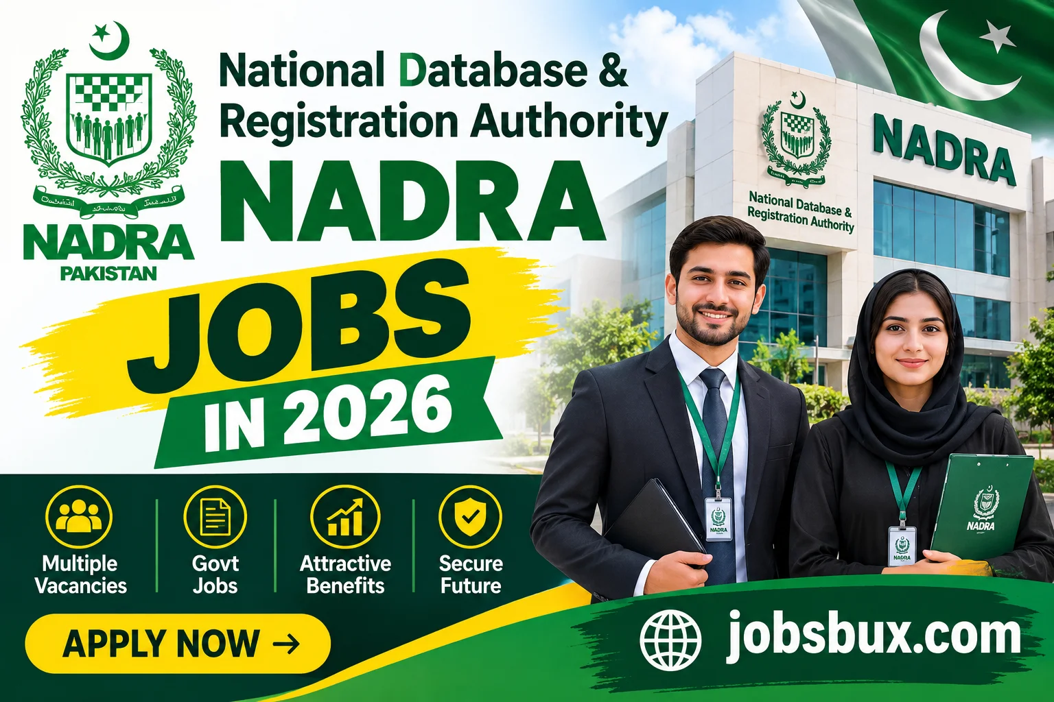 National Database and Registration Authority NADRA Jobs in 2026