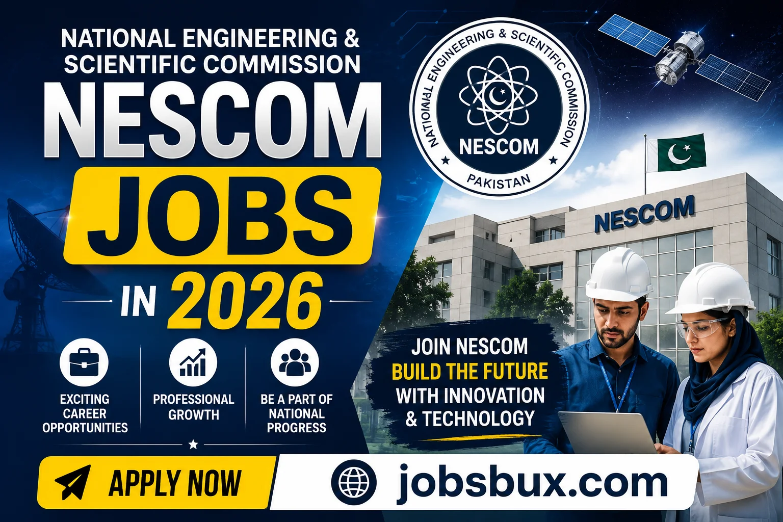 National Engineering and Scientific Commission NESCOM Jobs in 2026