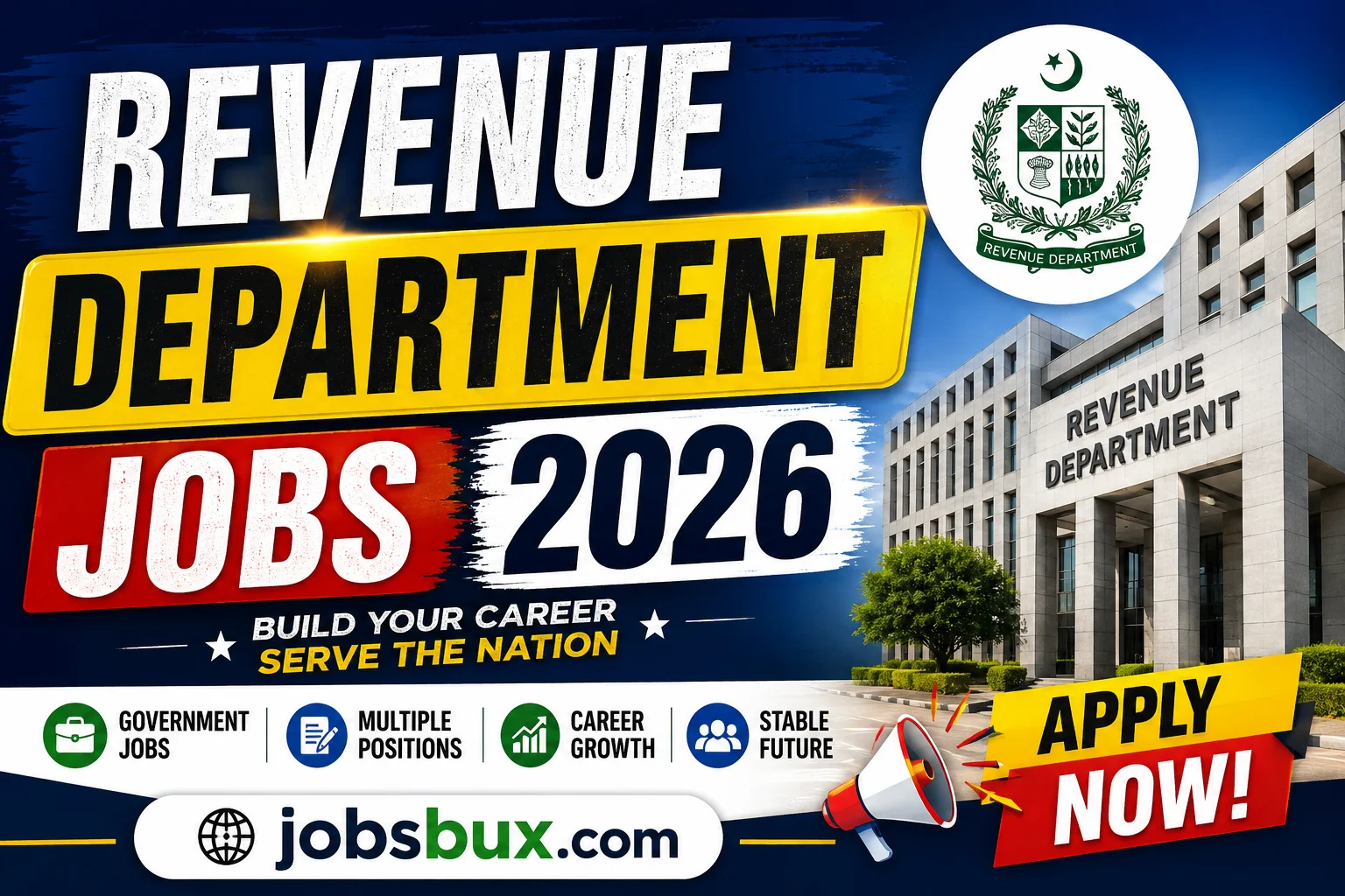 Revenue Department Jobs in 2026